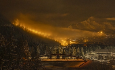 Varmt lys over Hemsedal