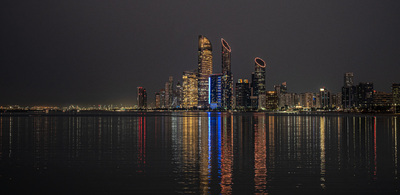 Abu Dhabi by night